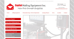 Desktop Screenshot of capitalmailingequipment.com