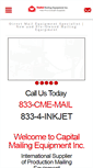 Mobile Screenshot of capitalmailingequipment.com