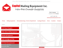 Tablet Screenshot of capitalmailingequipment.com